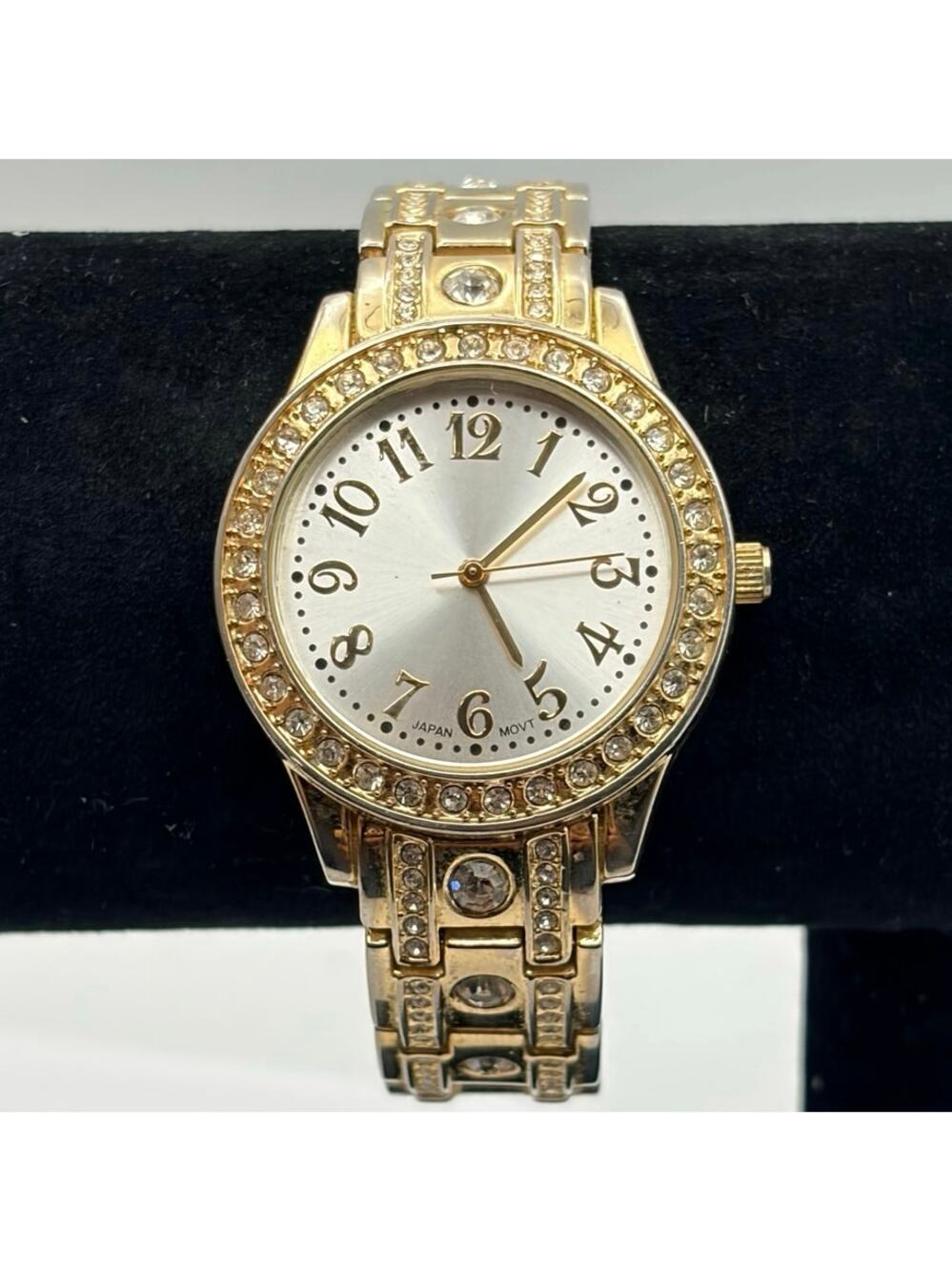 Gold Crystal Men's Watch